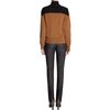 Balenciaga Roll Neck Sweater in Brown (camel) - Lyst