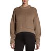 Balenciaga Ribbed Sweater in Brown (champagne) - Lyst