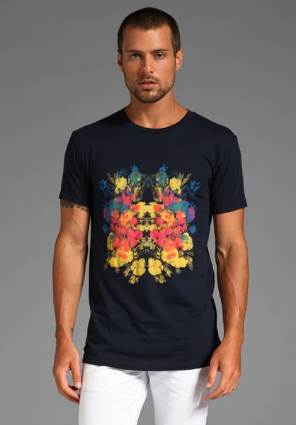 Marc By Marc Jacobs Flower T in Blue for Men (navy) - Lyst