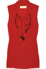 Marni Silk Bowtie Blouse
