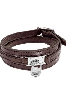 Michael Kors Triplewrap Padlock Bracelet Teak - Lyst