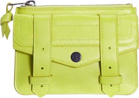 Proenza Schouler Ps1 Small Zip Case in Yellow (lemon) - Lyst