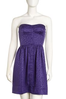 Rebecca Taylor Corset Strapless Dress - Lyst