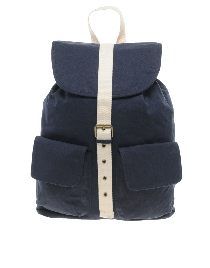 River Island Backpack in Blue for Men (navy) Lyst