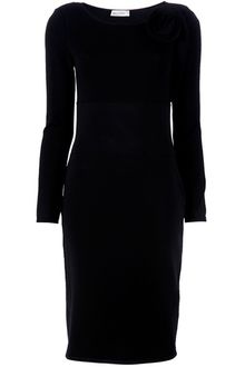 Valentino Long Sleeve Dress - Lyst