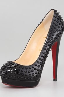 Christian Louboutin Alti Spiked Red Sole Pumps - Lyst