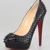 Christian Louboutin Alti Spiked Pump in Black - Lyst