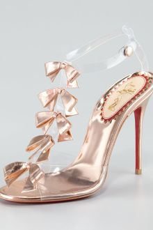 Christian Louboutin Bow Bow Tstrap Sandal - Lyst