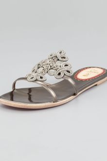 Christian Louboutin Copte Specchio Slide - Lyst