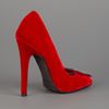 Giambattista Valli Velvet Pump with Crystals in Red - Lyst
