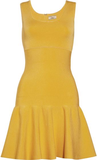 Issa Flared Ribbed Knitted Tank Dress - Lyst