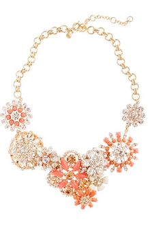 J.Crew Flower Lattice Necklace - Lyst