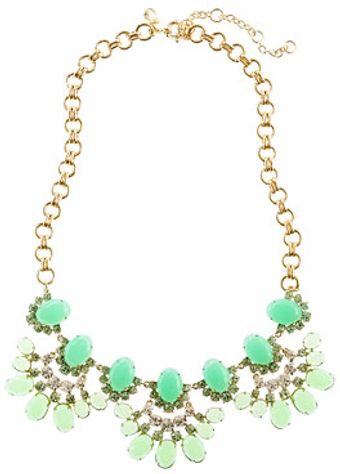 J.Crew Cabochon Fan Necklace - Lyst