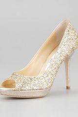 Jimmy Choo Luna Peeptoe Pump