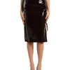 Maison Martin Margiela Leather Skirt in Purple (maroon) - Lyst