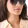 Matthew Williamson Oversized Retro Sunglasses in Blue (sea) - Lyst