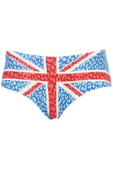 Topshop Animal Union Jack Cheeky Pants - Lyst
