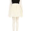 Topshop Contrast Prom Dress By Rare in Black (multi) - Lyst