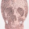Topshop Stud Leopard Skull Tee in Animal (white) - Lyst