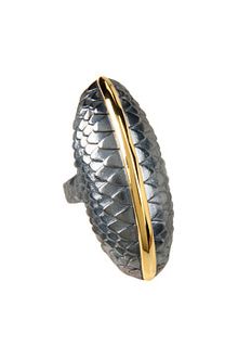 Elizabeth And James Feather North South Ring - Lyst