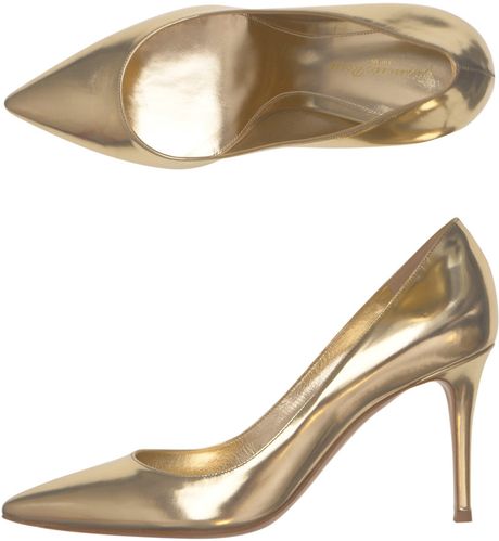 gold gianvito rossi plexi