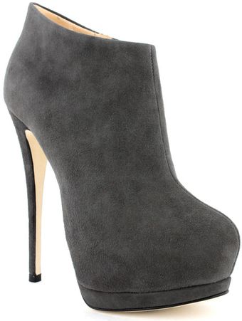 Giuseppe Zanotti  Suede Platform Bootie - Lyst