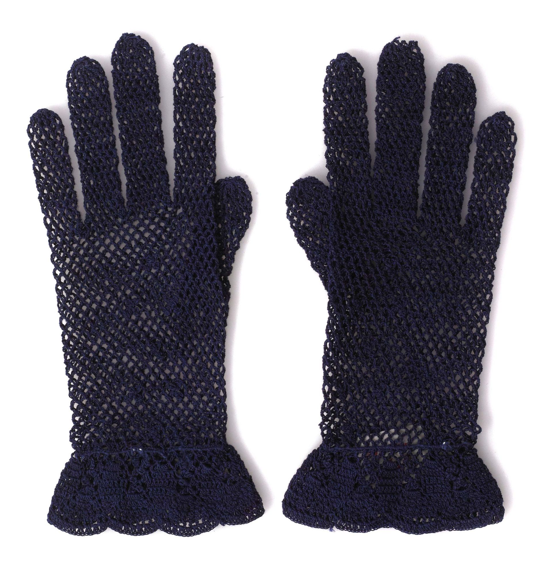 Hobbs Lace Gloves in Blue (navy) Lyst