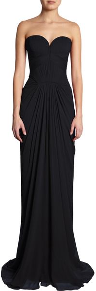 J. Mendel Sweetheart Bodice Gown - Lyst