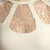 Madam Rage Madam Rage Lace Insert Fitted Dress in Beige (cream) - Lyst