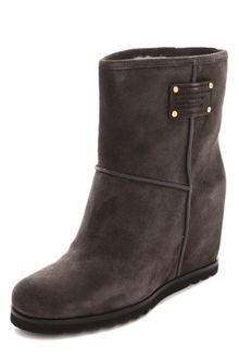 Marc By Marc Jacobs Shearling Wedge Boots - Lyst