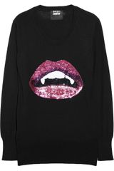 Markus Lupfer Vampire Sequined Wool Sweater