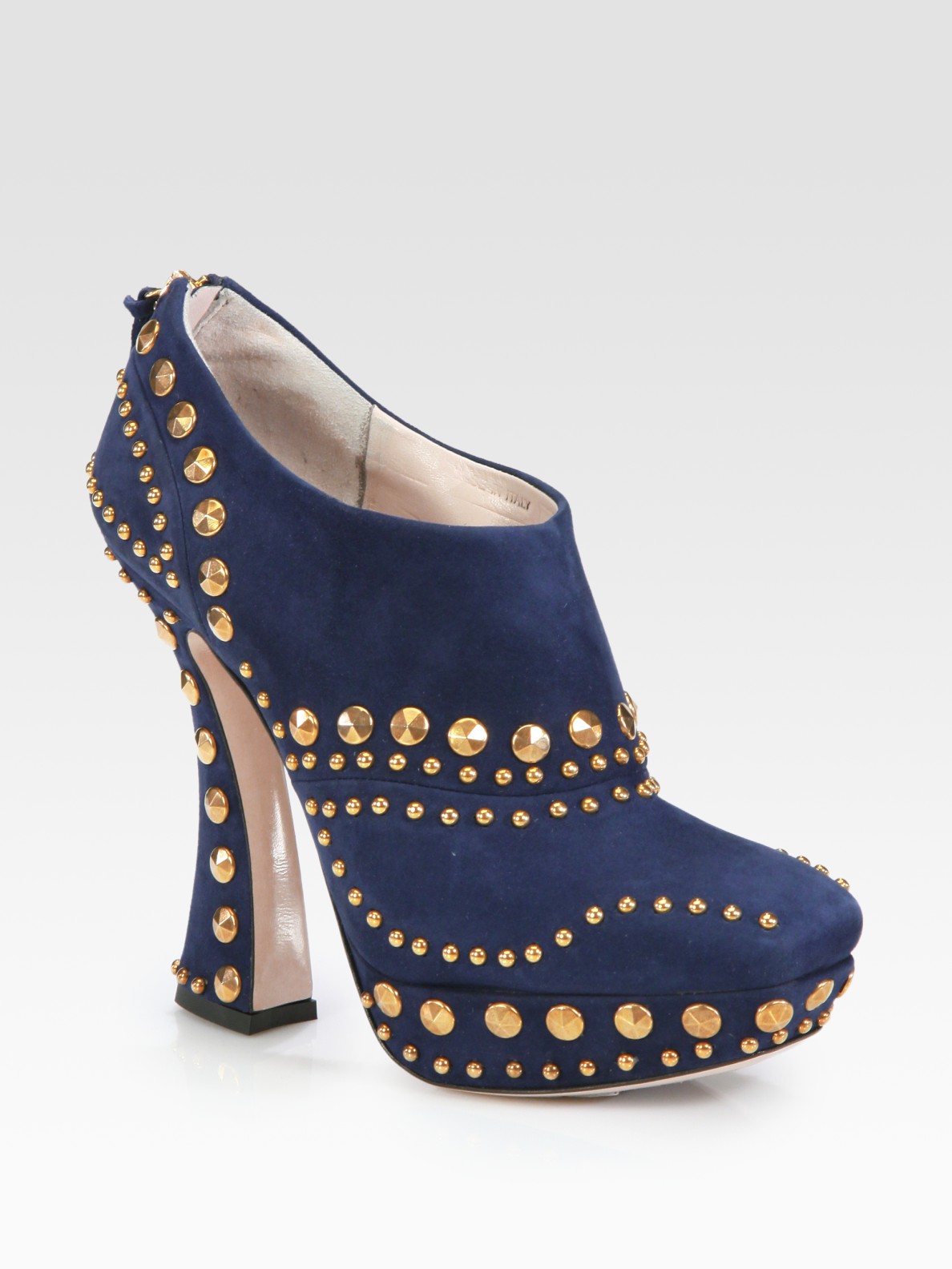 miu miu blue heels