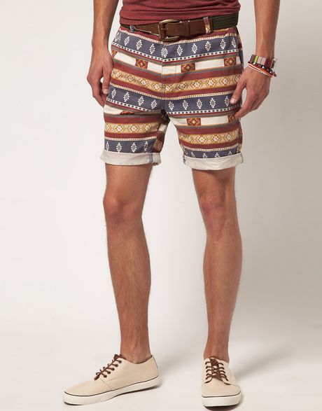 Aztec jewellery and ornaments Women's Aztec Shorts For years, Aztec print has been offered as the perfect alternative to animal print. Now, it is a staple in itself that has become a preserve of summer style and festival fashion, evoking a playful and bohemian vibe.