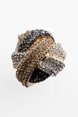 Spring Street Design Group Layered Crystal Ring