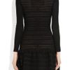 Valentino BowEmbellished Crocheted Dress in Black - Lyst