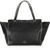 Valentino Studded Leather Tote in Black - Lyst