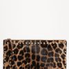 Valentino Rockstud Calf Hair Clutch in Animal (leopard) - Lyst