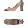 Fabi Closedtoe Slipons in Beige - Lyst