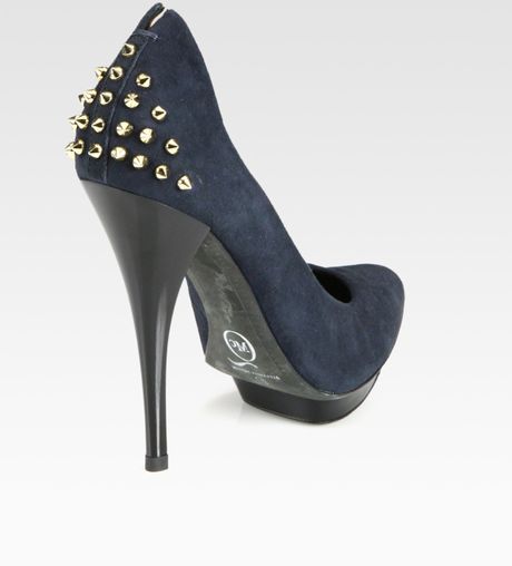mcq-by-alexander-mcqueen-navy-suede-and-