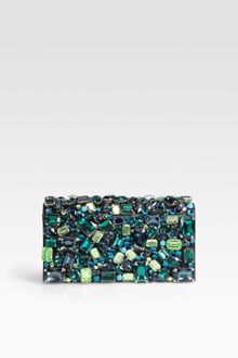 Prada Raso Stones Box Clutch - Lyst