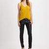 7 For All Mankind The Skinny Highshine Jeans in Black - Lyst