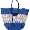 Balenciaga Braided Shopper Bag in Blue - Lyst