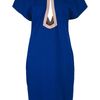 Balenciaga Cutout Detailed Dress in Blue - Lyst