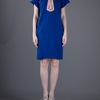 Balenciaga Cutout Detailed Dress in Blue - Lyst