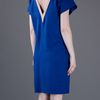 Balenciaga Cutout Detailed Dress in Blue - Lyst