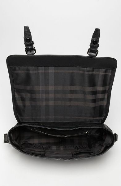 Burberry Messenger Bag in Black for Men | Lyst
