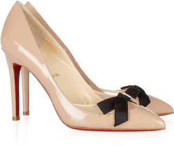 Christian Louboutin Love Me 100 Leather and Mesh Pumps - Lyst