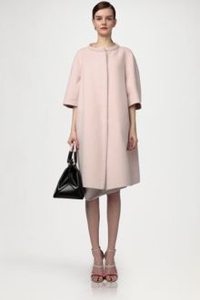 Jil Sander Angora Coat - Lyst