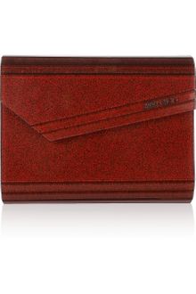 Jimmy Choo Candy Glitterprint Acrylic Clutch - Lyst
