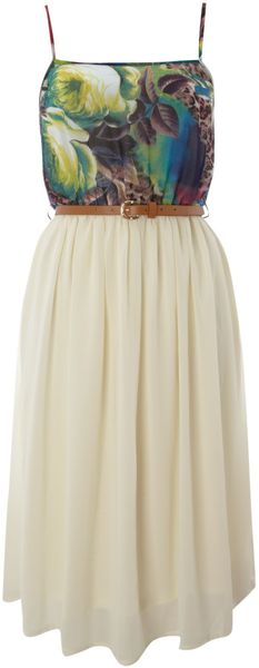 Madam Rage Madam Rage 2 in 1 Belted Dress - Lyst